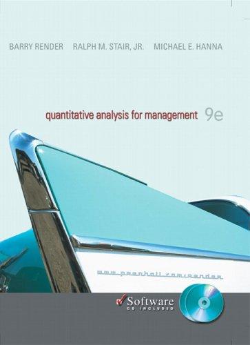 Book Quantitative Analysis For Management free