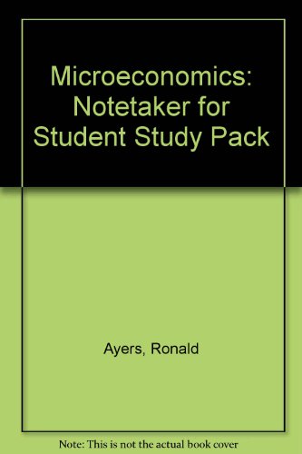 Book Notetaker for Student Study Pack for Microeconomics: Explore and Apply,  Enhanced Edition free
