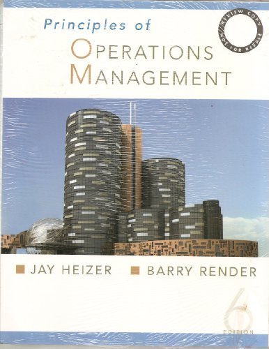 Book Principles of Operations Management free