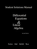 Book Student Solutions Manual for Differential Equations and Linear Algebra free
