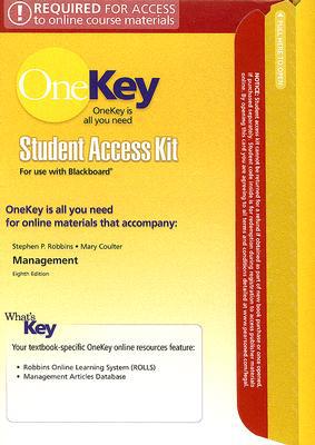 Book Management Student Access Kit For Use With Blackboard (onekey) free