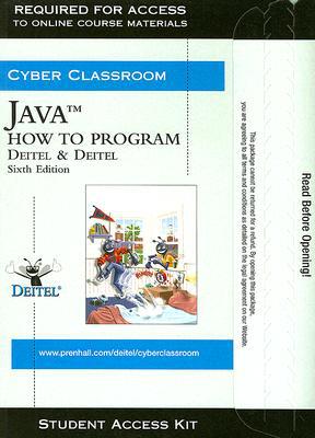 Book Java How To Program Student Access Kit (cyber Classroom) free