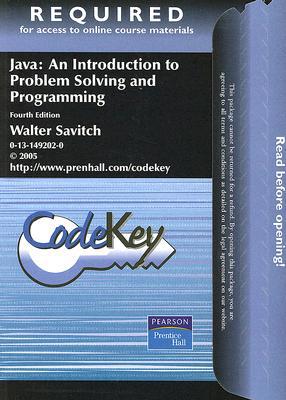 Book Java Student Access Code: An Introduction To Problem Solving And Programming (codekey) free