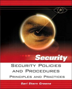 Book Security Policies and Procedures: Principles and Practices free