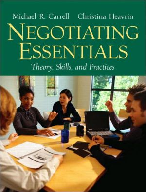 Book Negotiating Essentials: Theory, Skills, and Practices free