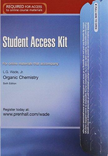 Book Student Access Kit: For Online Materials That Accompany Organic Chemistry, 6th Edition free