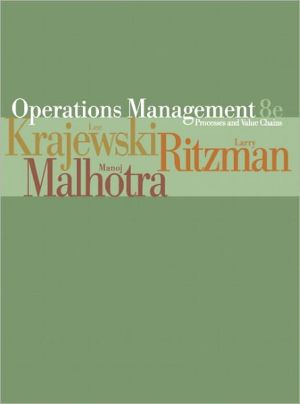 Book Operations Management Processes and Value Chains free