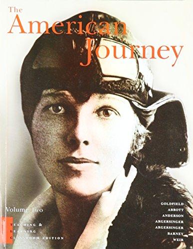 Book American Journey, Reprint Teaching and Learning Classroom Volume 2, The (3rd Edition) free