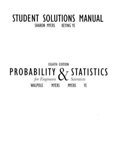 Book Student Solutions Manual for Probability & Statistics for Engineers & Scientists free