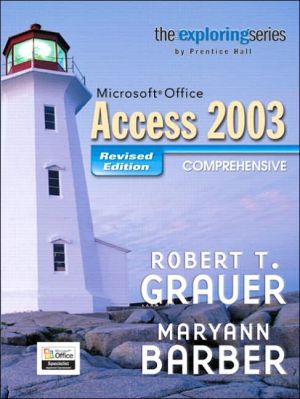 Book Microsoft Office Access 2003: Comprehensive (Grauer Exploring Office 2003 Series) free