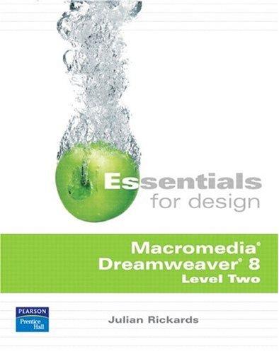 Book Essentials for Design Macromedia Dreamweaver 8 Level 2 (2nd Edition) free
