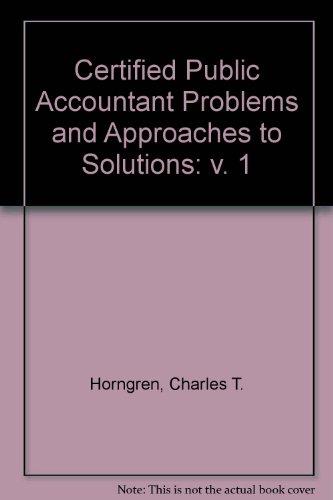 Book Cpa Problems And Approaches To Solutions (cpa Problems & Approaches To Solutions) free