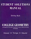 Book Student Solutions Manual for College Geometry: A Problem Solving Approach with Applications free