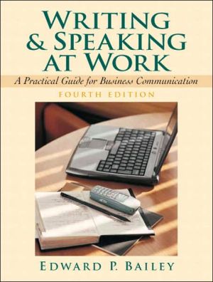 Book Writing and Speaking at Work: A Practical Guide for Business Communication (4th Edition) free