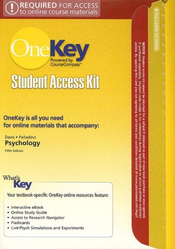 Book Onekey Coursecompass, Student Access Kit, Psychology free