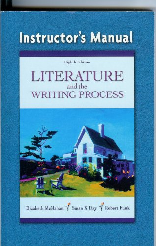 Book Literature And The Writing Process (instructor's Manual) free