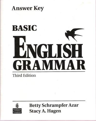Book Basic English Grammar Answer Key free