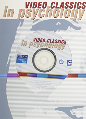 Book Cd-rom: Video Classics In Psychology (valupack Version) free