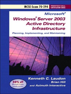 Book Windows Server 2003 Planning and Maintaining Network Infrastructure (Exam 70-294) free