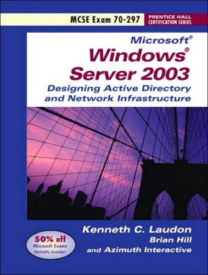 Book Windows 2003 Server Planning and Maintaining Active Directory (Exam 70-297) (Windows Server 2003 Certification Series) free