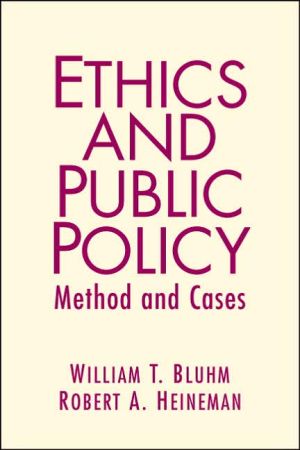 Book Ethics and Public Policy: Method and Cases free