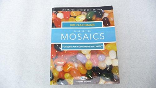 Book Mosaics, Focusing on Paragraphs in Context (Mosaics (Upper Saddle River, N.J.).) free