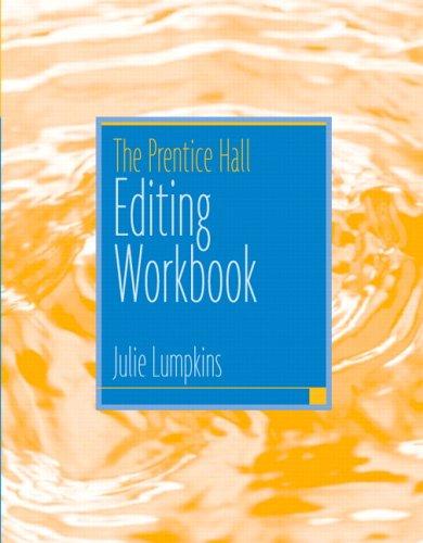 Book The Prentice Hall Editing Workbook free