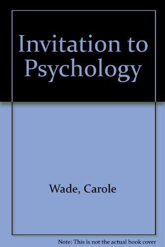 Book Invitation to Psychology free