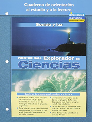 Book SCIENCE EXPLORER SOUND AND LIGHT SPANISH GUIDED READING AND STUDY WORKBOOK 2005 free