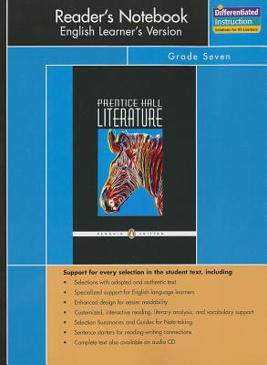 Book PRENTICE HALL LITERATURE PENGUIN EDITION READERS NOTEBOOK ENGLISH LEARNERS VERSION GRADE 7 2007C free