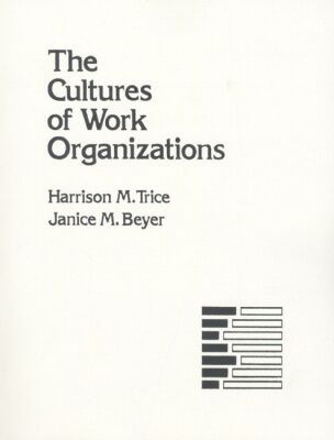 Book The Cultures of Work Organizations free