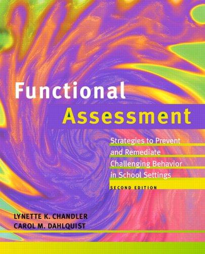Book Functional Assessment: Strategies to Prevent and Remediate Challenging Behavior in School Settings (2nd Edition) free