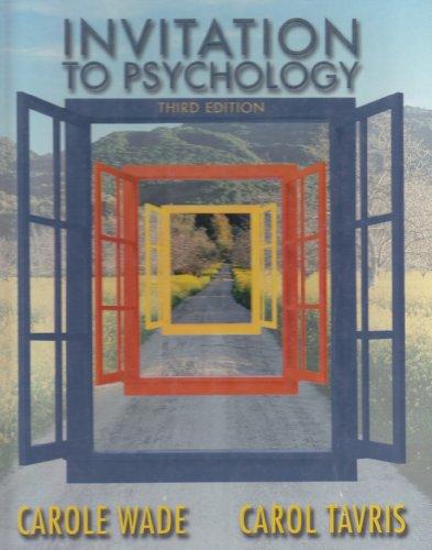 Book Invitation to Psychology free