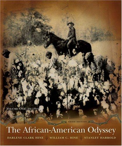 Book The African-American Odyssey: To 1877 free