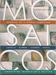Book Mosaicos: Spanish as a World Language (Annotated Instructor's Edition) free