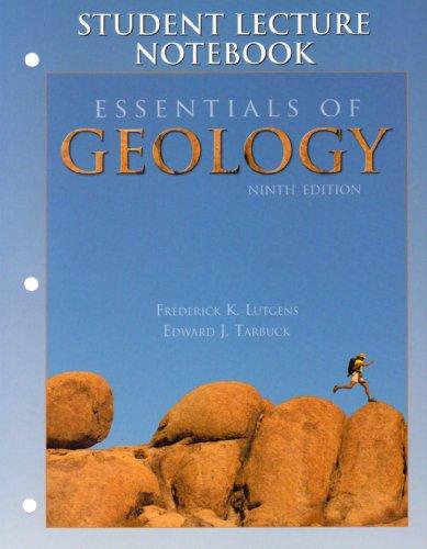 Book Student Lecture Notebook for Essentials of Geology free
