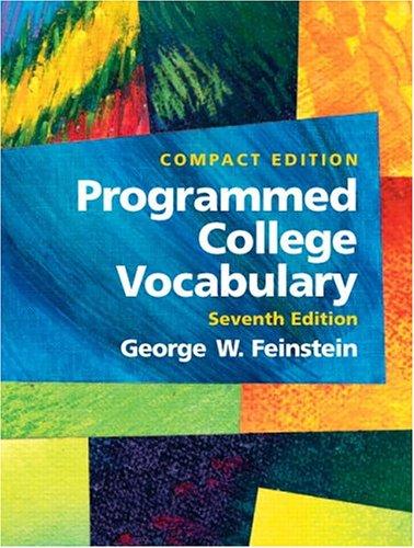 Book Programmed College Vocabulary: compact edition free