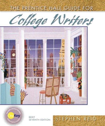 Book Prentice Hall Guide for College Writers, Brief, The (7th Edition) free