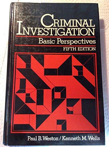 Book Criminal Investigation: Basic Perspectives free