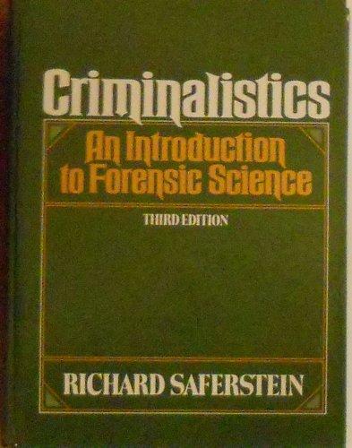 Book Criminalistics: An Introduction To Forensic Science free