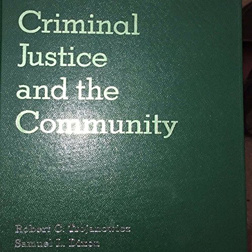 Book Criminal justice and the community free