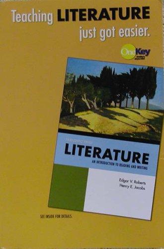 Book Literature: An Introduction To Reading And Writing free