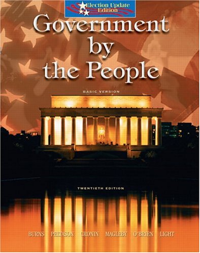 Book Government By the People, Basic, Election Update (20th Edition) free