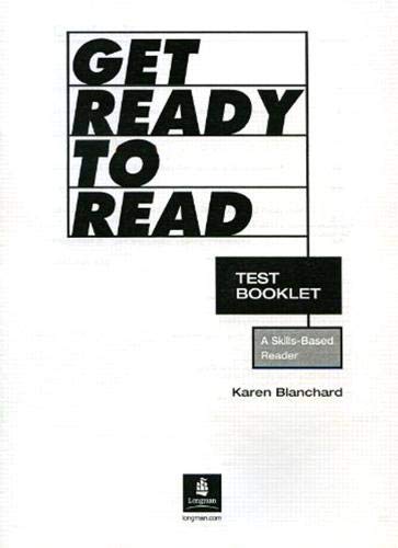 Book Get Ready To Read Test Booklet free