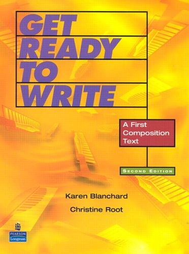 Book Get Ready to Write: A First Composition Text (2nd Edition) free
