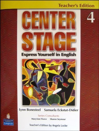 Book Center Stage 4 Express Yourself in English Teacher's Edition with Teacher's Resource Disk free