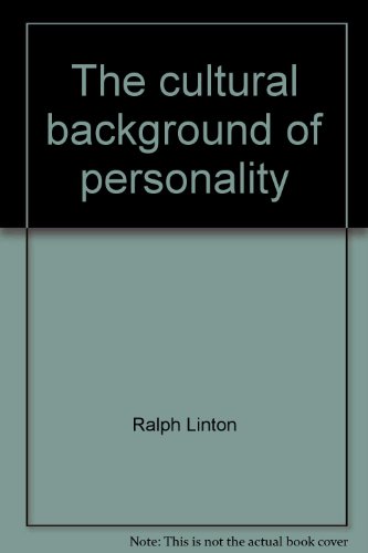 Book The Cultural Background Of Personality free