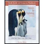 Book Study Guide and Computer Workbook for Statistics for Psychology free