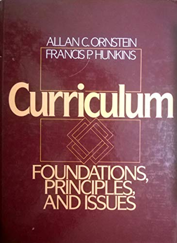 Book Curriculum--foundations, principles, and issues free