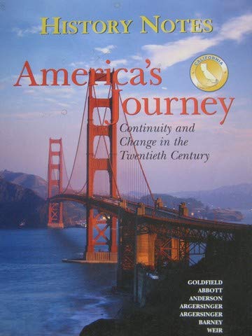 Book America's Journey Continuity And Change In The Twentieth Century History Notes free